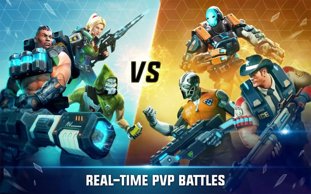 Hero Hunters Mod Apk Real-Time PVP Battles