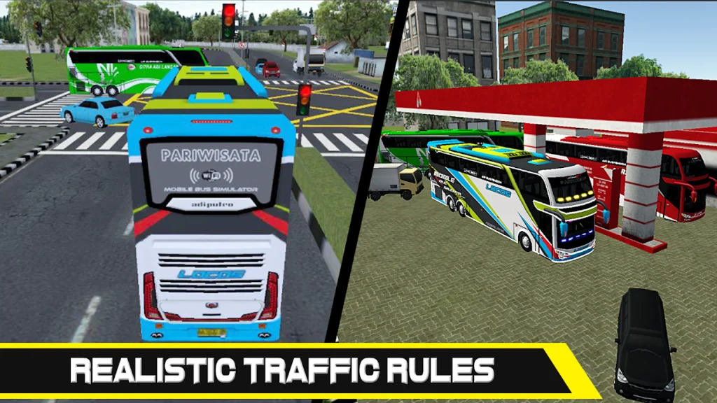 Mobile Bus Simulator Traffic Rules