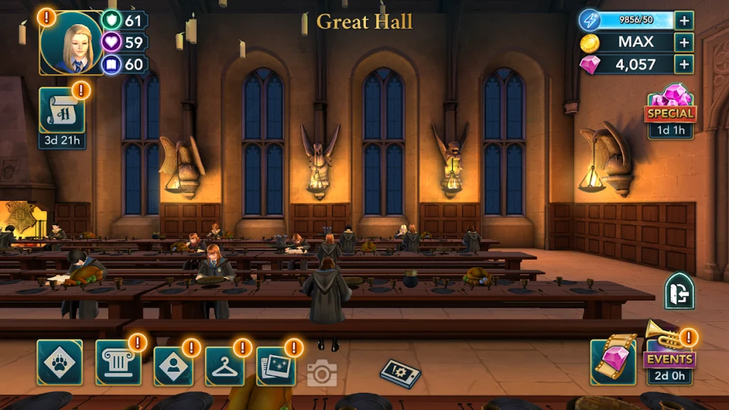 harry potter hogwarts mystery great hall