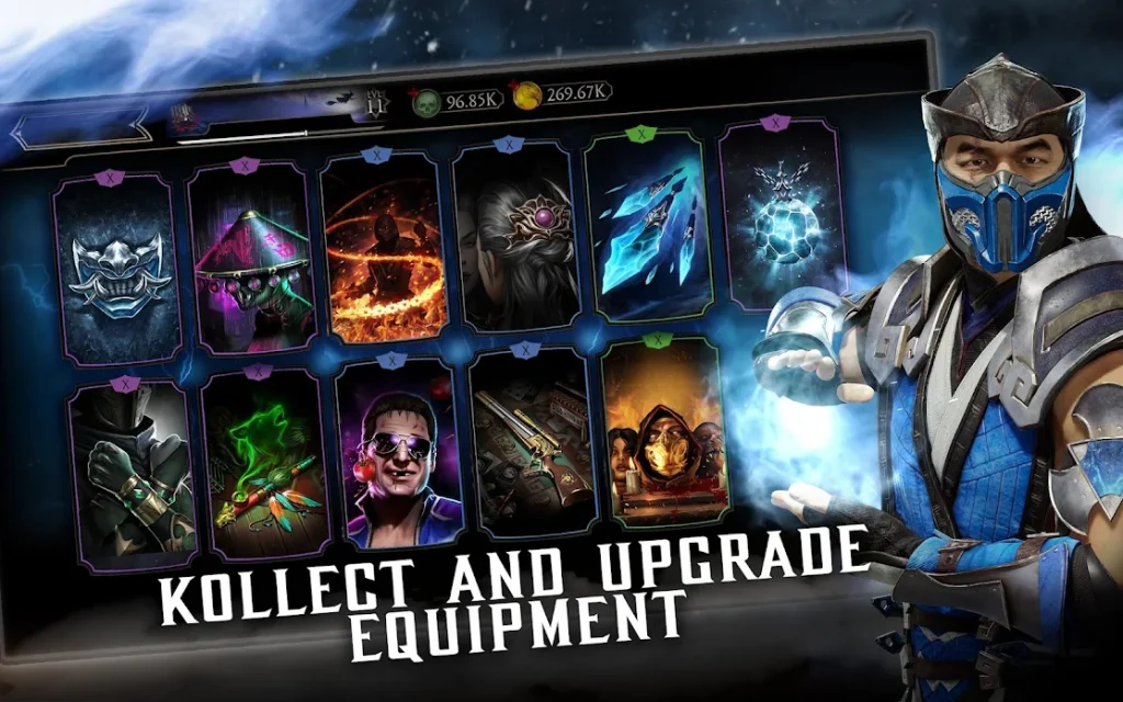 Mortal Kombat Mod Apk upgrade equipment