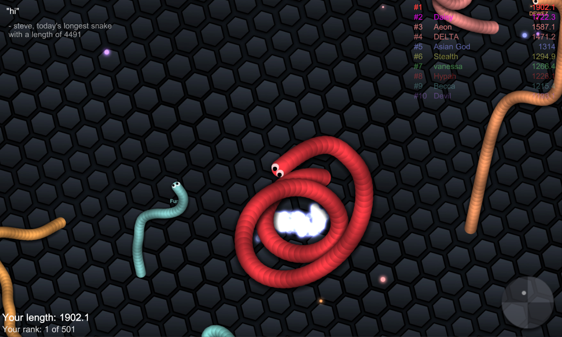 Slither.io MOD APK 1.6(Invisible Skin/Unlimited Speed) Download 2024 3